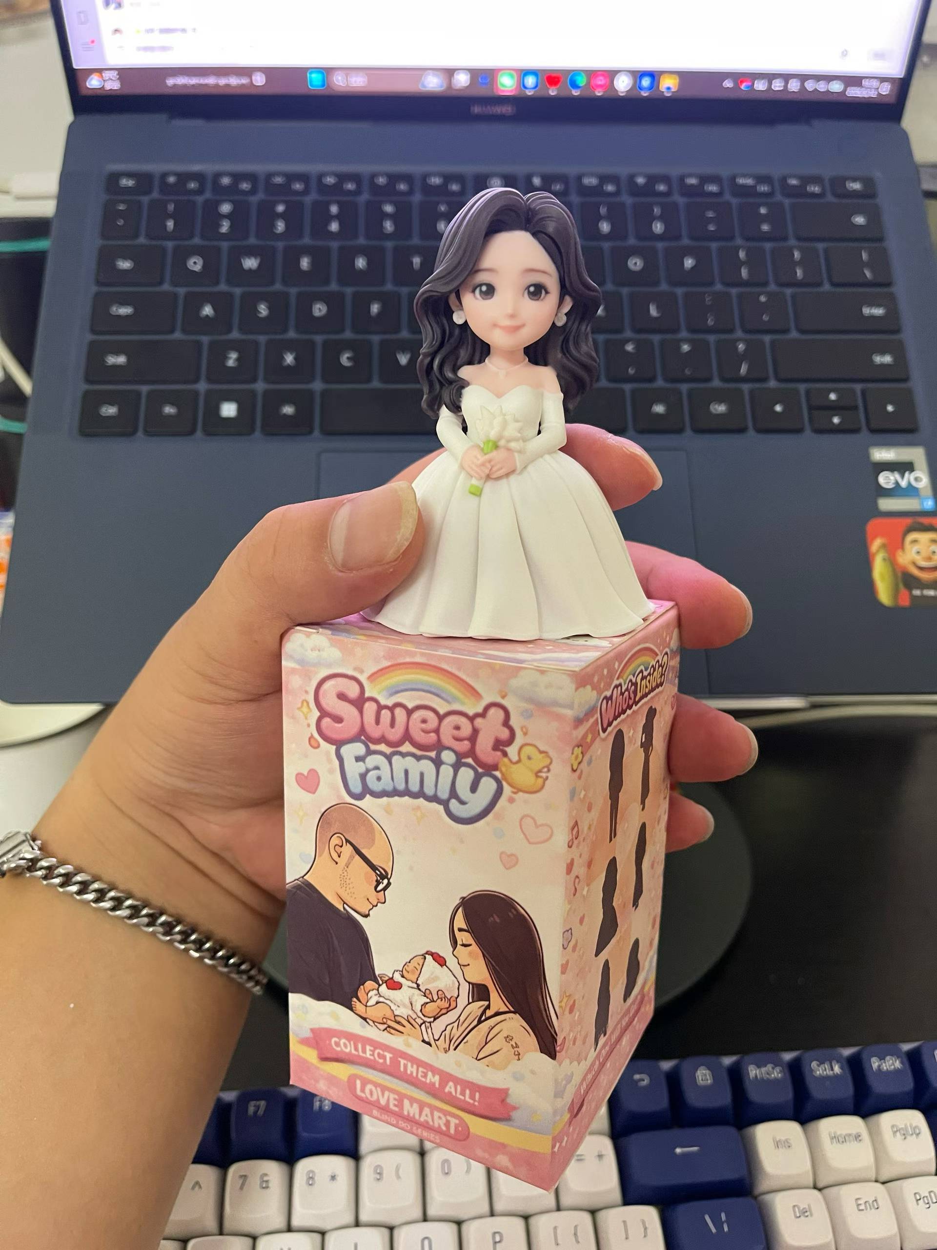来自大连的刚果先生给娘俩定制的盲盒简直不要太可爱